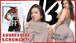 BUFFBUNNY COLLECTION AGGRESSIVE SCRUNCH LEGGINGS TRY ON HAUL REVIEW