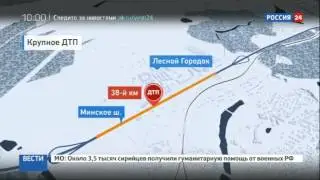 На Минском шоссе столкнулись 27 машин: есть пострадавшие