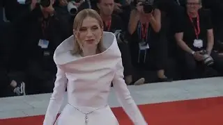 Jury president Isabelle Huppert and jury members walk the red carpet for the closing of the Venice F