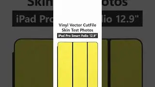 iPad Pro Smart Folio 12.9 inch Vector Template 2019 by VecRas 