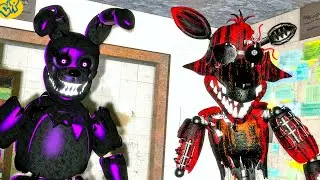 СТРАШНЫЕ АНИМАТРОНИКИ ФНАФ 3 ГАРРИС КООП || Garry's Mod FNAF