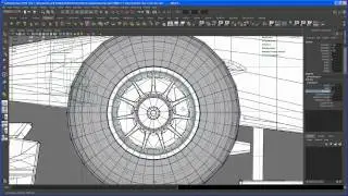 Modeling tutorial in Maya - RB6 F1 car - 03 the front rim 01