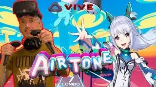 Airtone РИТМ-ИГРА в виртуальной реальности геймплей на HTC Vive