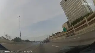 DASHCAM VIDEO | Kansas City Chiefs Rashee Rice suspected in six-car crash in Dallas