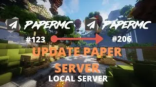 How to update Minecraft Paper Jars to newer versions (Local Server)