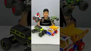 My new Supersonic rc car vs monster car and bike truck