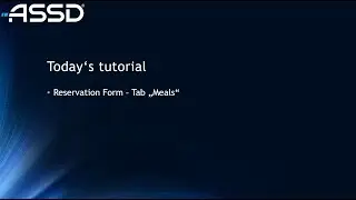 ASSD Reservation Form Tab Meals