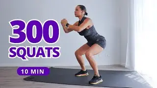 300 Super Squat Challenge | Round Butt + Toned Legs in 2 Weeks