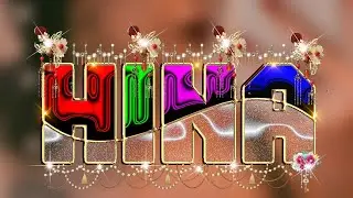 How to make glass font editing Glass Font name editing in pixllab and ps touch in mobile