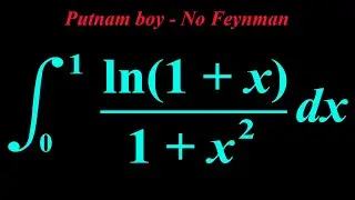 Integral ln(1+x)/1+x^2 from 0 to 1 | Quick solution