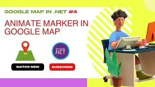 Google Maps API using .NET and Bootstrap | Animate Marker in Google Maps | @CodingKnowledge