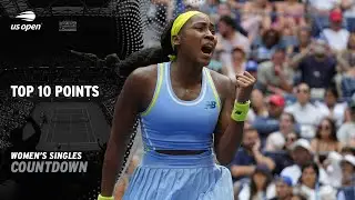 Top 10 Women's Singles Points of the Tournament | 2024 US Open