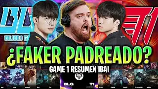 FAKER PADREADO POR KNIGHT? *CASTEO IBAI* | T1 vs BLG Game 1 FASE FINAL MSI 2024 ESPAÑOL IBAI LVP