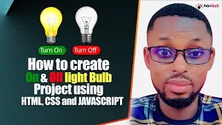 How to create ON & OFF Light Bulb Project HTML,CSS and JAVASCRIPT