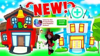 ⭐NEW⭐ SCHOOL & HOSPITAL in Adopt Me! | Roblox