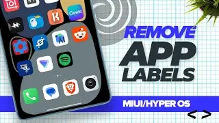 How To Hide App Title In MIUI/HyperOS Launcher With Brevent [Shell Command]