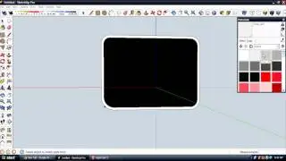 how to create a old TV in sketchup 3d modeling