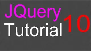 JQuery Tutorial for Beginners - 10 - Chaining methods