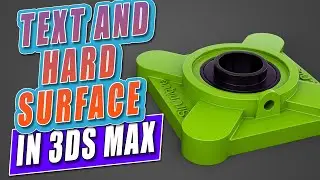 Hard Surface: Text And Hard Surface In 3ds Max || N°_284