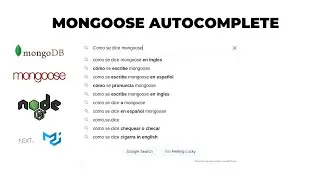 Autocomplete With Mongoose - MongoDB, Nodejs, NextJS, MaterialUI
