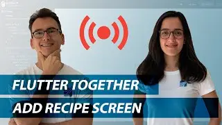 Flutter Together - Add Screen with Form Controls - Recipe App