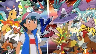 Legendary Paradox Pokemon Battle: Ash Vs Legendary Beasts