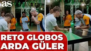 Ponen a ARDA GÜLER con VALVERDE a un reto con GLOBOS y lo que sucede ALUCINA a todo el mundo