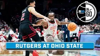 Rutgers at Ohio State | January 3, 2024 | B1G Basketball in 60