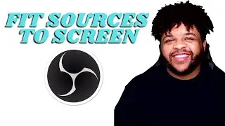 How to fix video and images not fitting the screen in obs studio