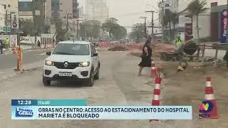 Prefeitura de Itajaí bloqueia acesso ao estacionamento do Hospital Marieta