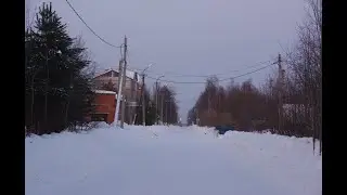 Зимняя прогулка по улице 40 лет октября города Сосногорск.
