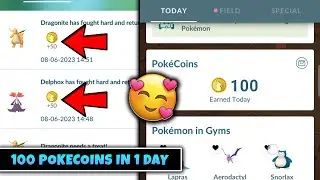 How To Get 100 Pokecoins in 1 day in Pokemon Go | 100 Pokecoins in 24 Hours in Pokemon Go Easy Trick