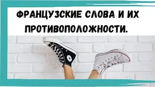 ФРАНЦУЗСКИЕ СЛОВА И ИХ ПРОТИВОПОЛОЖНОСТИ