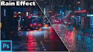 Heavy Rain Effect in Photoshop