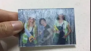 Gif Photo booth with instant lenticular prints