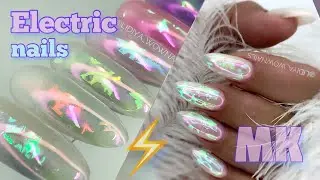 ЭЛЕКТРИЧЕСКИЕ НОГТИ ⚡⚡⚡/ Дизайн ногтей / Electric nails #nailart #nails