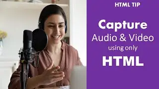 How to capture photo,  record audio/ video using HTML | HTML Tip | Knowledge Meetup