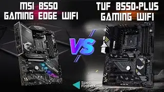 MSI MPG B550 GAMING EDGE WIFI VS ASUS TUF GAMING B550-PLUS (WIFI)