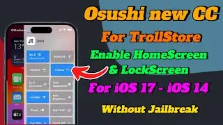 New Osushi is a Control Center For iOS 17 - iOS 14 Not Jailbreak All Devices | TrollStore Required