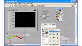 Light Intensity Chart and Loop in LabVIEW 8.x (ex 3)