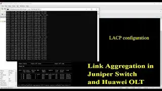 Link Aggregation in Juniper Switch and Huawei OLT | Technical Hakim