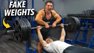 FAKE WEIGHTS PRANK ON GREG DOUCETTE
