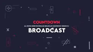 Broadcast Countdown Version 0 1 DaVinci Resolve Template