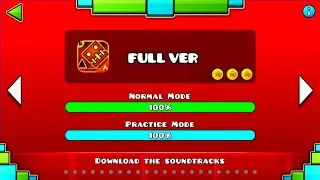 ALL FULL VER LEVEL OF GEOMETRY DASH MELTDOWN (All Coin) ♬ Partition