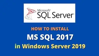 How to install MS SQL 2017 in Windows Server 2019