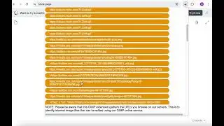 GIMP extension and images scanned