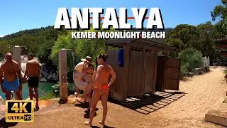 Antalya Kemer Moonlight Beach l August 2021 Turkey [4K HDR]