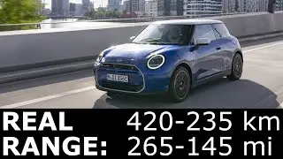 2025 MINI Cooper SE highway real range energy power consumption economy mpkWh kWh/100km motorway