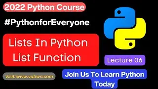 Python Lists and Lists Functions | How to Use Lists in Python 