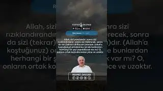 Rum Suresi 38-40. Ayetler | Tamamını YouTube ve Spotify üzerinden dinleyebilirsiniz.